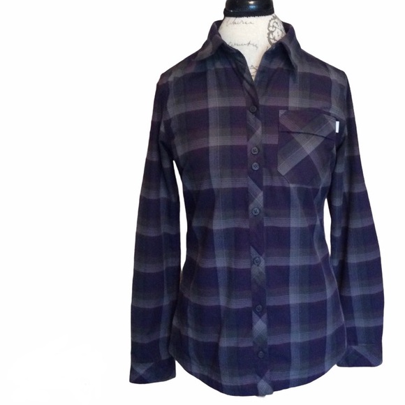 Columbia Omni-wick plaid long sleeve shirt… - Picture 1 of 7